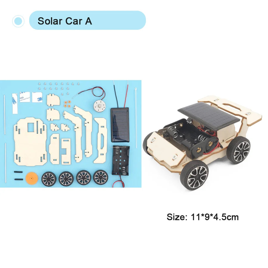 DIY Science Toys Children Educational STEM Kits Car Dinosaur Model Technologia Experiment
