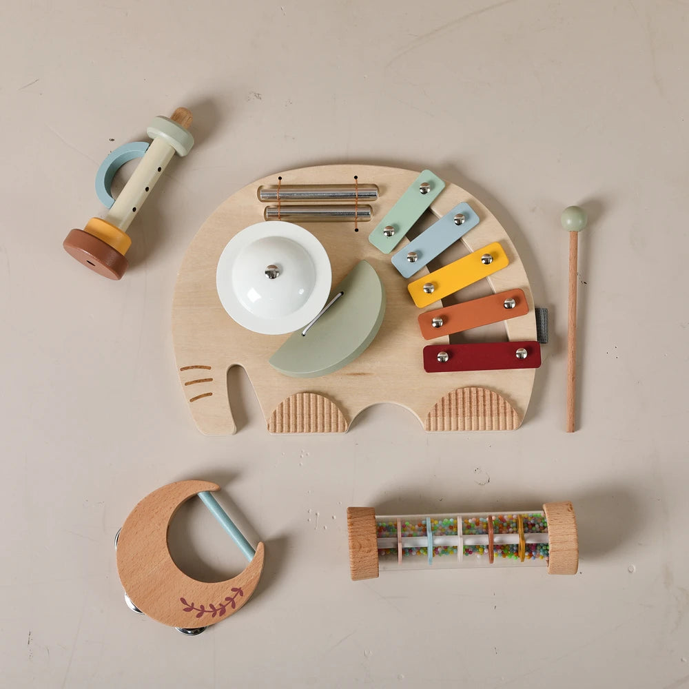 Wooden Montessori Musical Instrument set for Children 0-3 Years