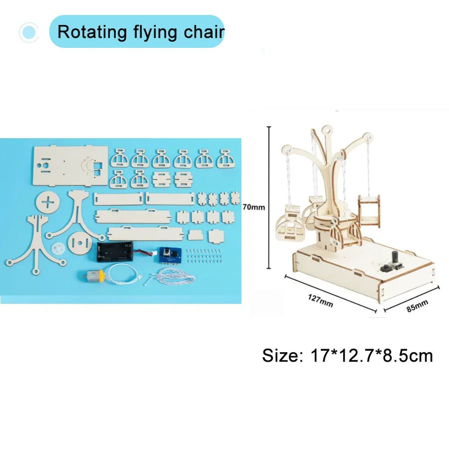 DIY Science Toys Children Educational STEM Kits Car Dinosaur Model Technologia Experiment