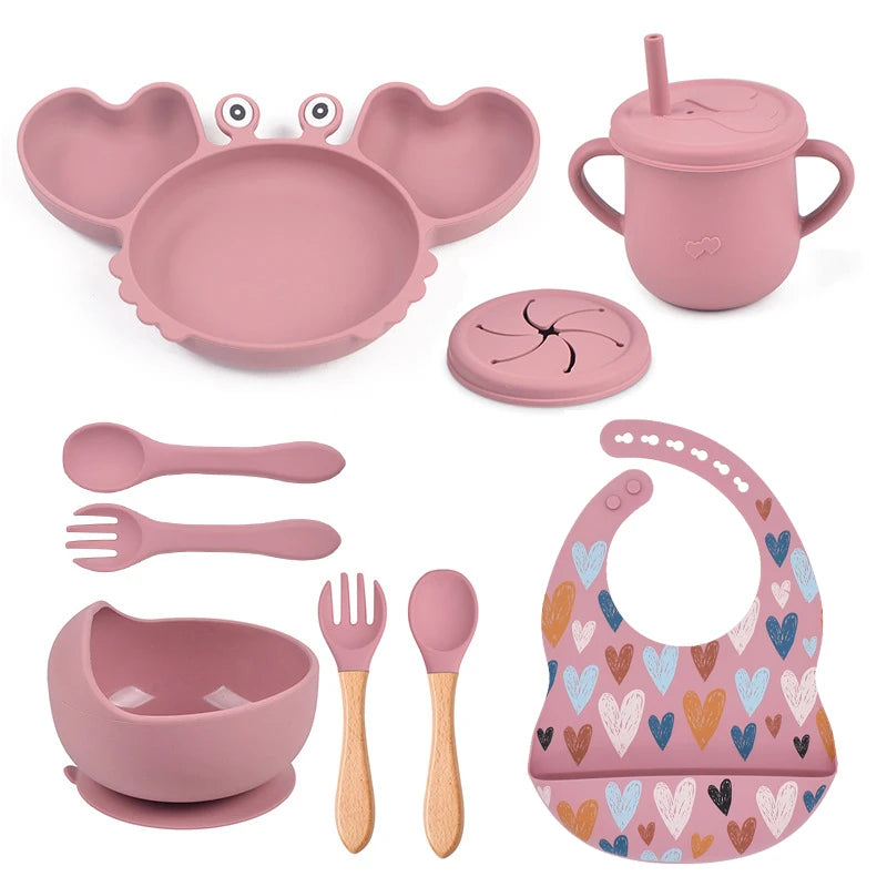 🦀 Adorable crab-shaped design – makes mealtime fun and exciting
