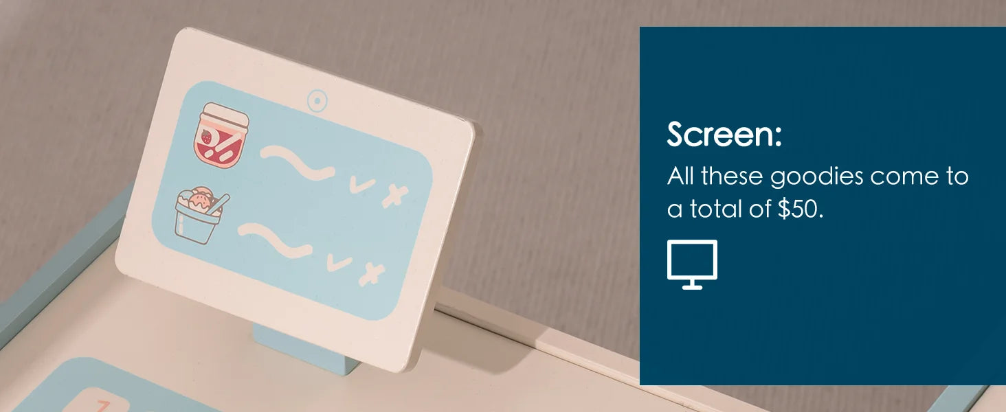 Robotime Robud Kids Grocery Store Pretend Play Supermarket with Checkout Counter Vending Machine Pretend Playset for Boys Girls