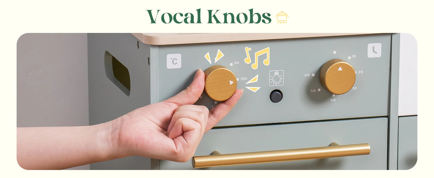 Deluxe Wooden Play Kitchen With Utensils (Now Pre order Only) check description.