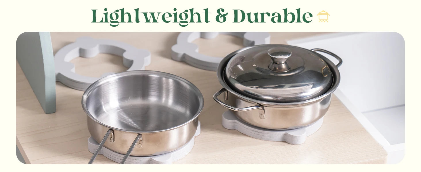 Deluxe Wooden Play Kitchen With Utensils (Now Pre order Only) check description.