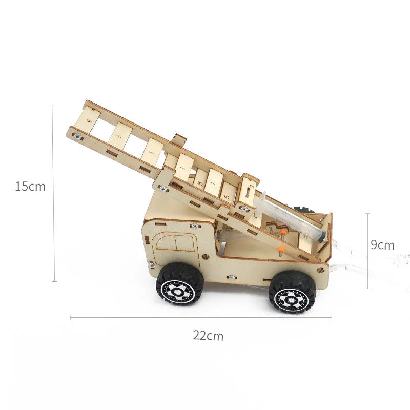 DIY Handmade Small Production Hydraulic Technology Physical Model Science Toy Project