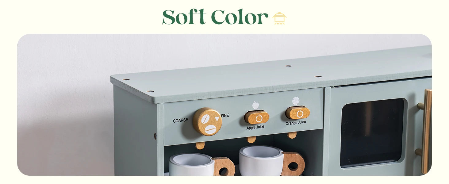 Deluxe Wooden Play Kitchen With Utensils (Now Pre order Only) check description.