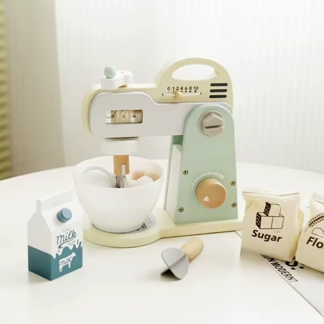 Wooden cake mixer 10pcs set