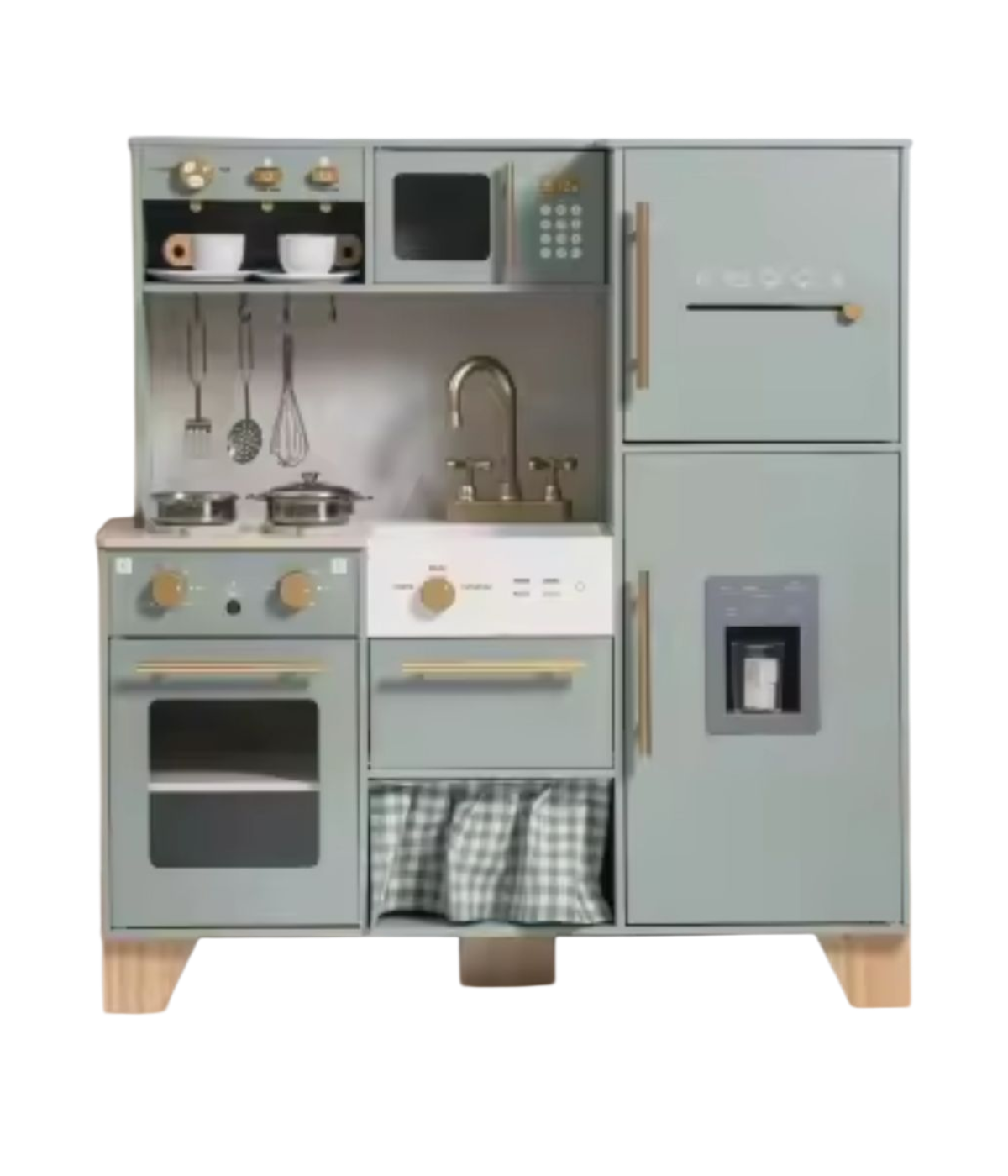 Deluxe Wooden Play Kitchen With Utensils (Now Pre order Only) check description.