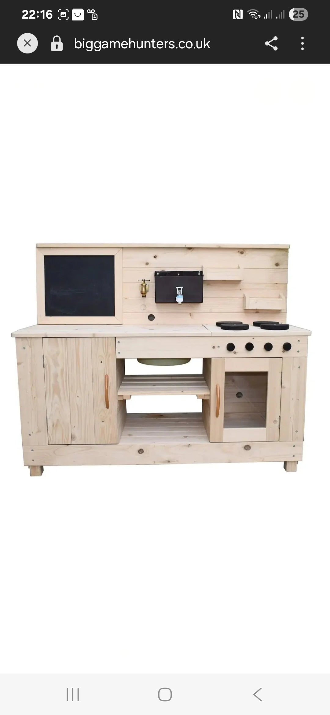 Large Outdoor Mud Kitchen