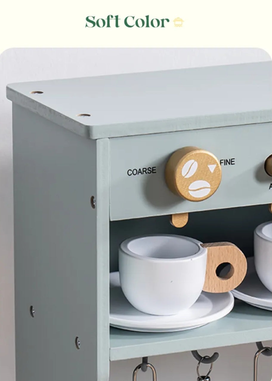 Deluxe Wooden Play Kitchen With Utensils