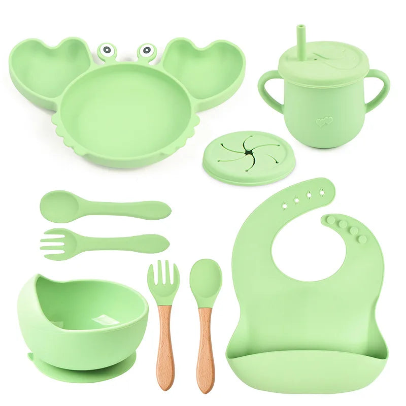 🦀 Adorable crab-shaped design – makes mealtime fun and exciting