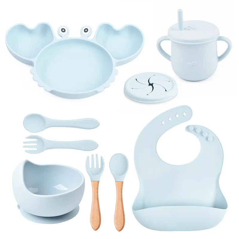 🦀 Adorable crab-shaped design – makes mealtime fun and exciting