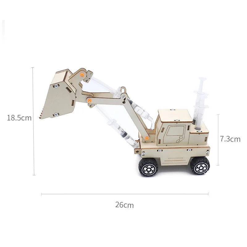 DIY Handmade Small Production Hydraulic Technology Physical Model Science Toy Project