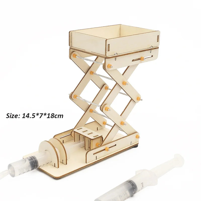 DIY Handmade Small Production Hydraulic Technology Physical Model Science Toy Project