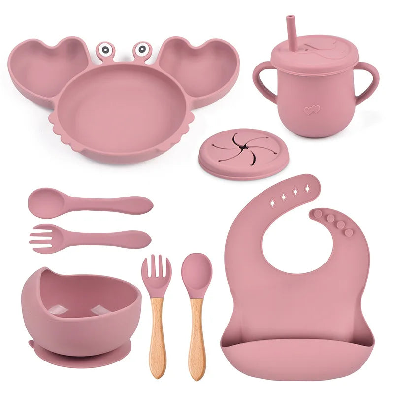 🦀 Adorable crab-shaped design – makes mealtime fun and exciting