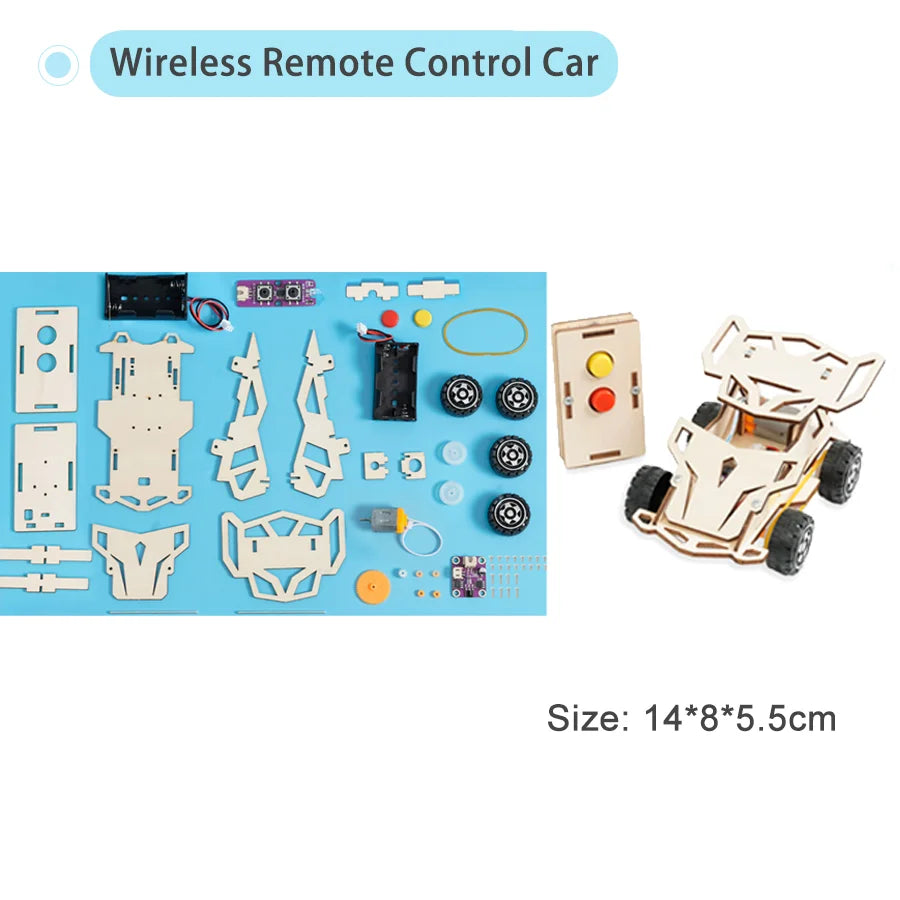 DIY Science Toys Children Educational STEM Kits Car Dinosaur Model Technologia Experiment