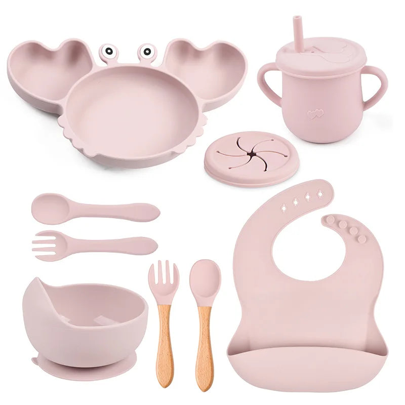 🦀 Adorable crab-shaped design – makes mealtime fun and exciting
