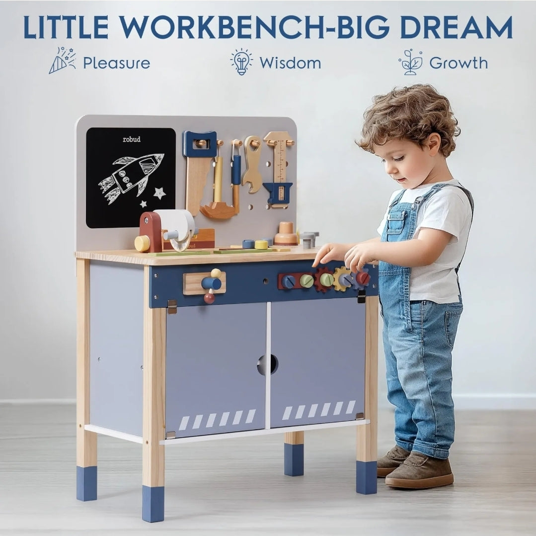 Kids Wooden Tool Bench Workbench