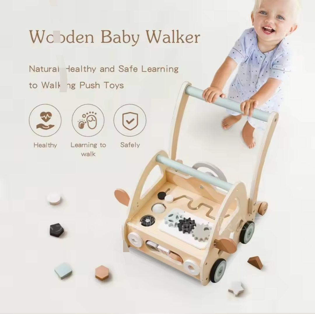 Wooden Car Push Walker