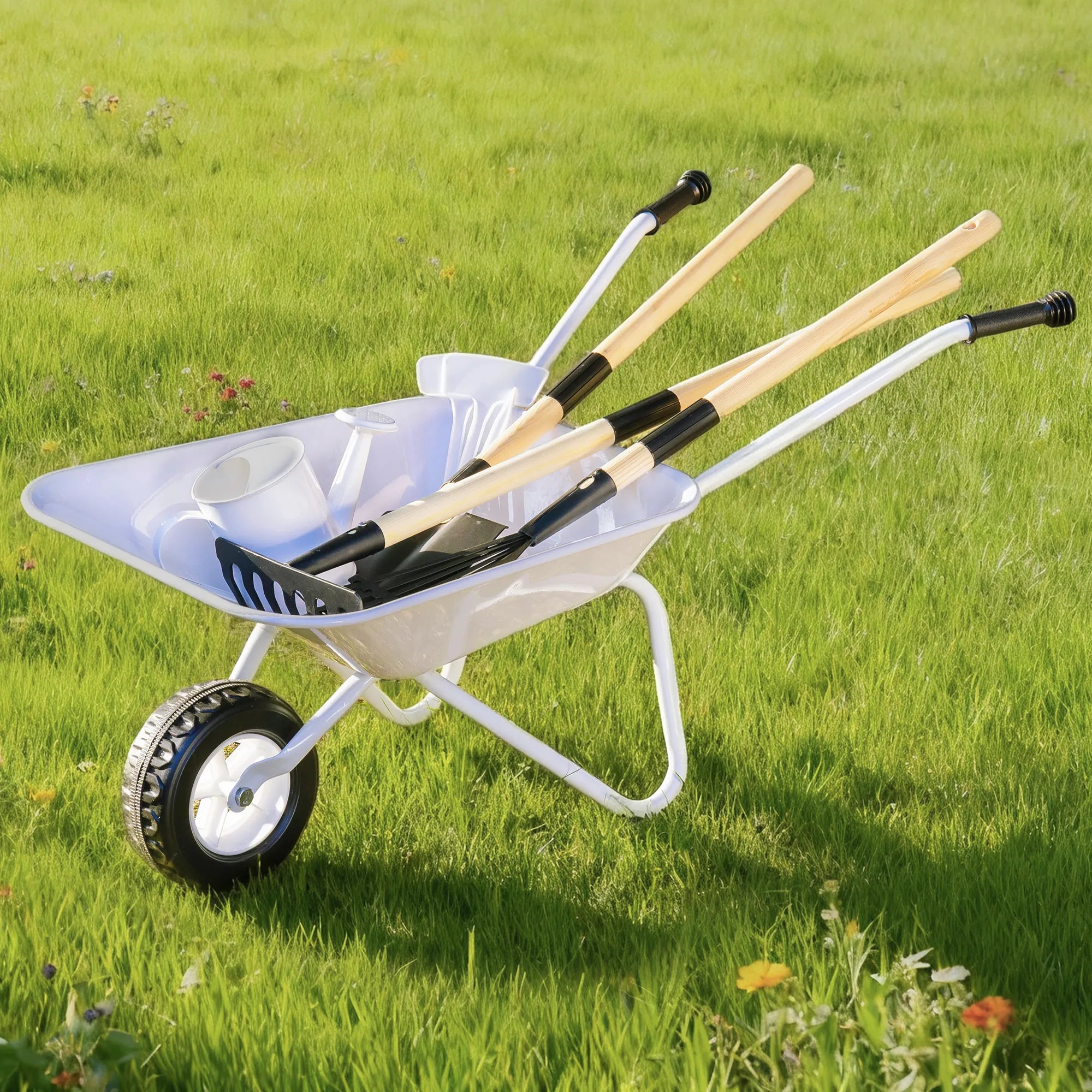 Wheelbarrow with Gardening Set